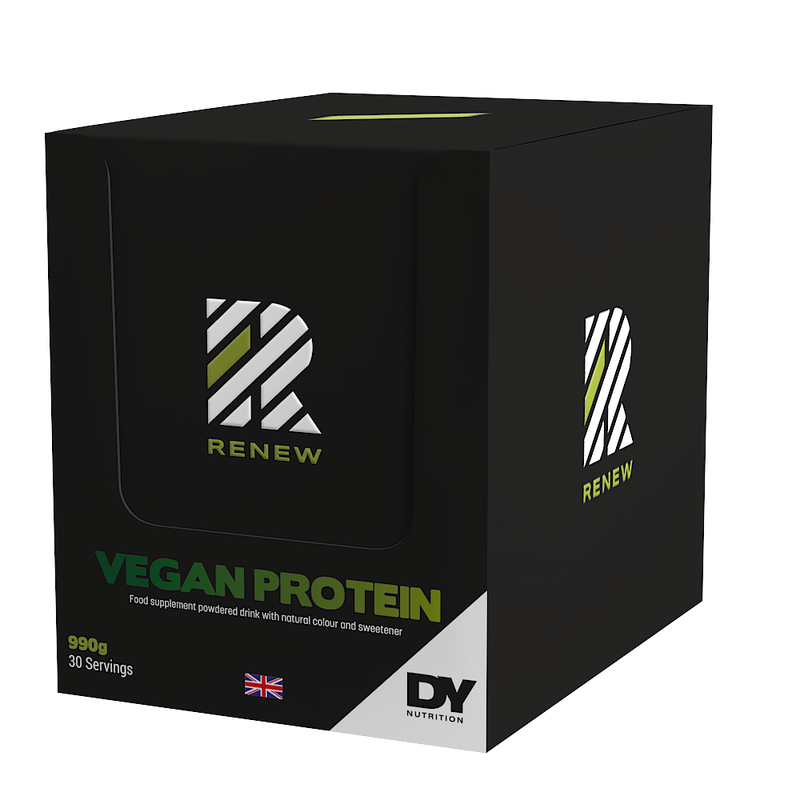 Reew Vegan Protein, 990g Box, 30 Sachets / Servings